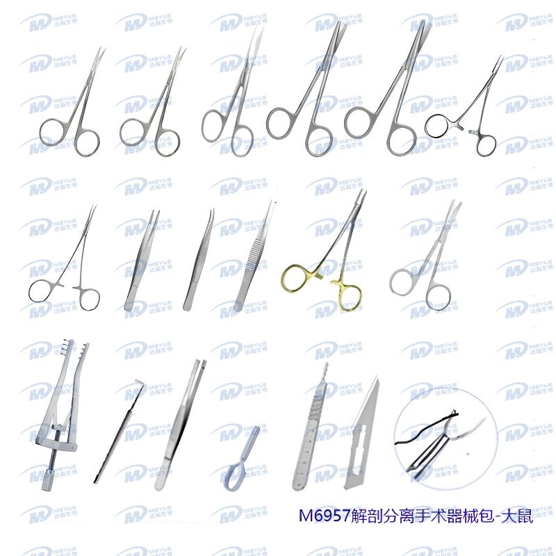 M6957解剖分離手術(shù)器械包-大鼠